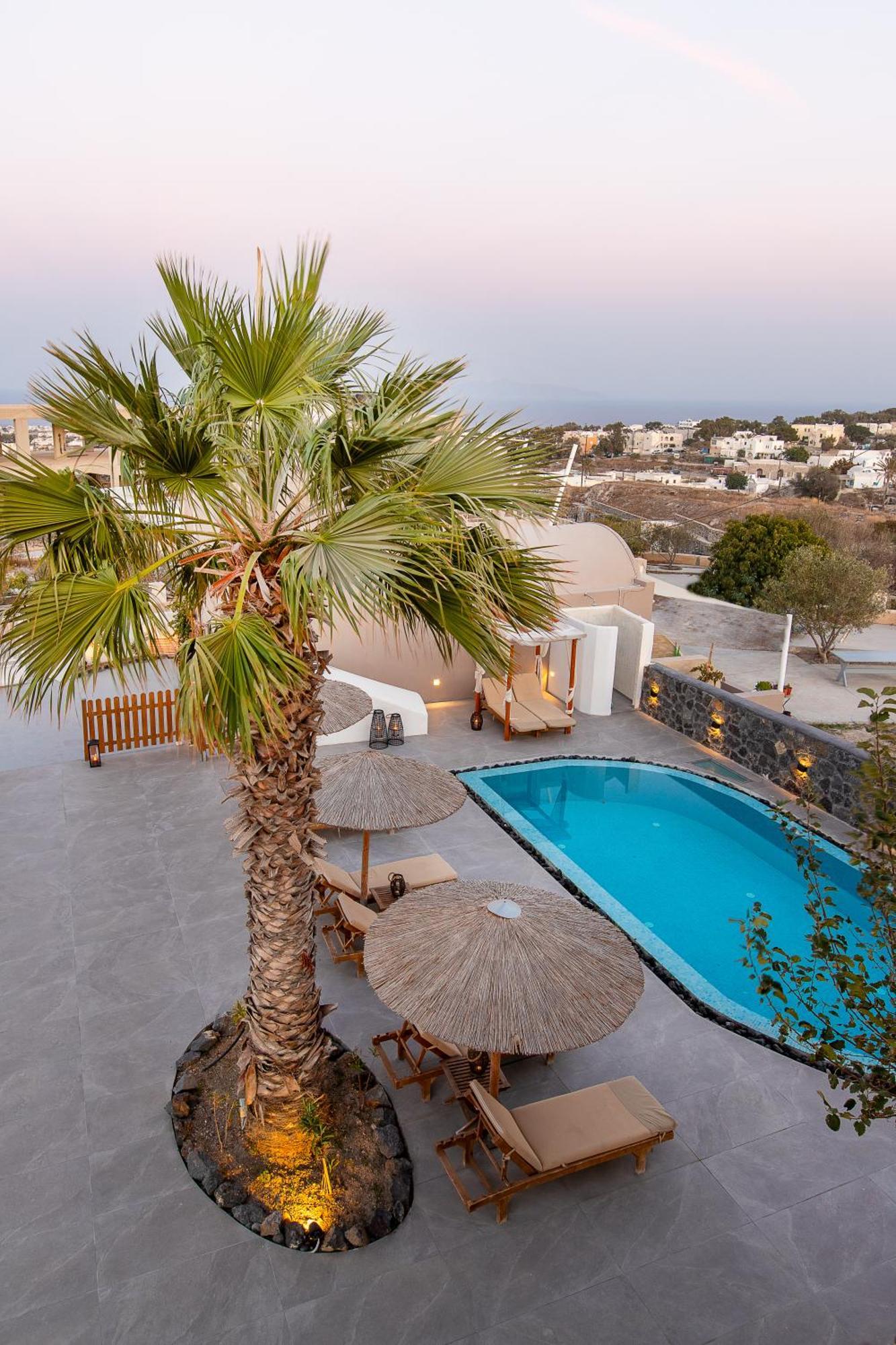 Santorini Villatzio Suites Месария Екстериор снимка
