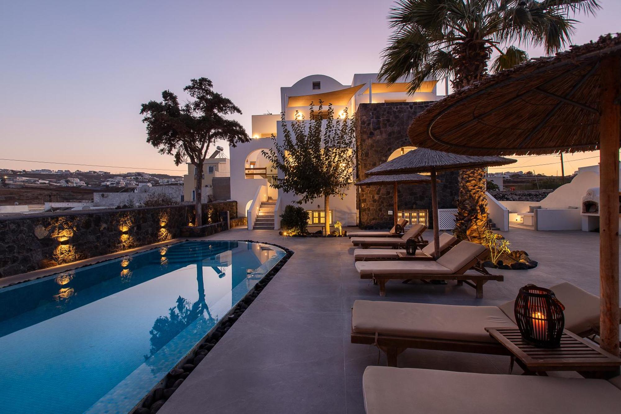 Santorini Villatzio Suites Месария Екстериор снимка