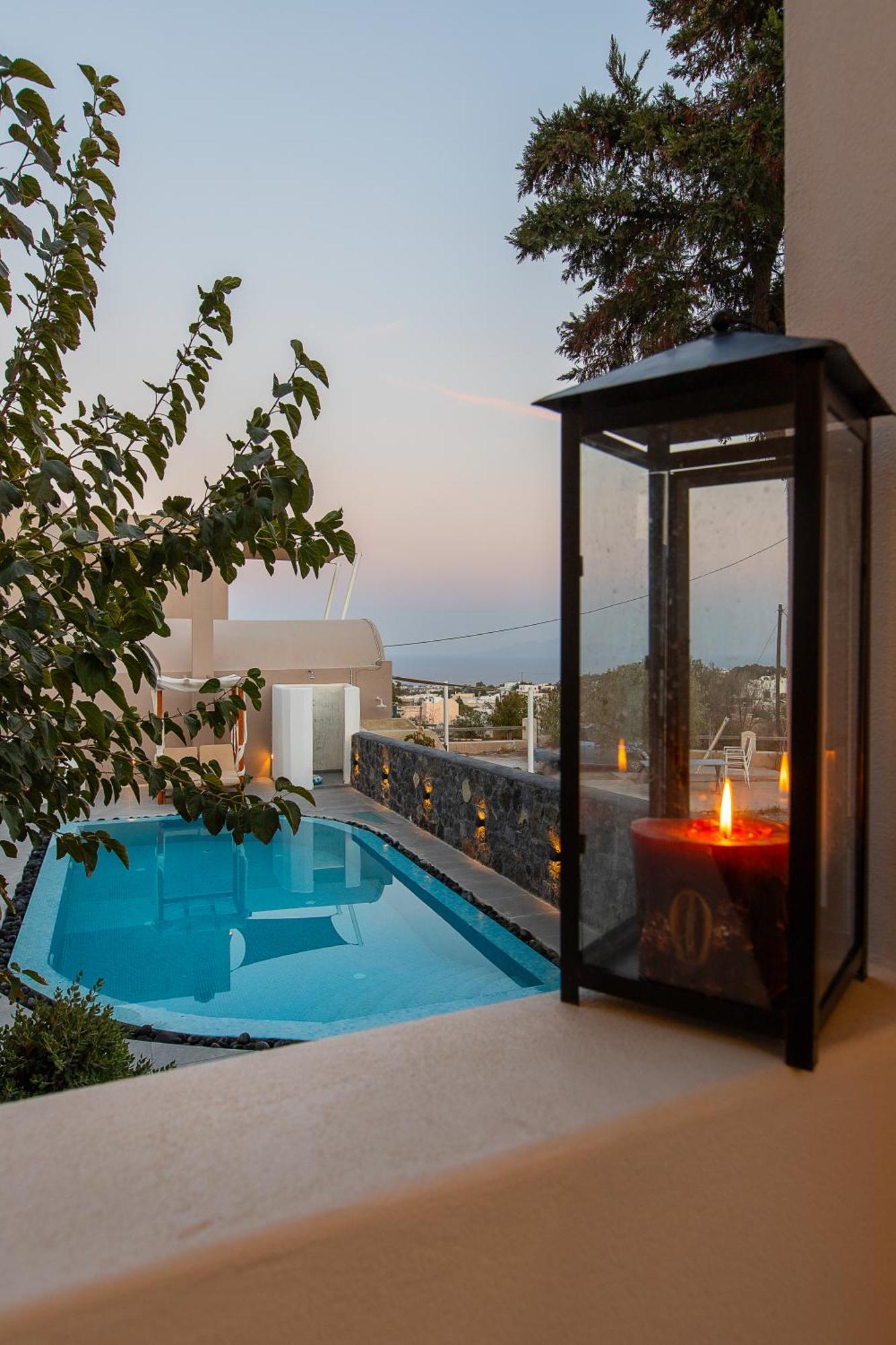 Santorini Villatzio Suites Месария Екстериор снимка